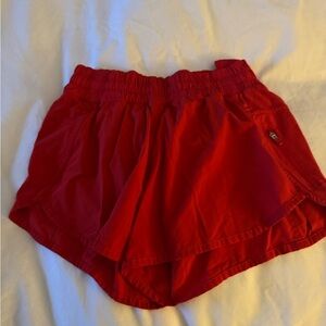 lululemon athletica Bold Red Athletic Shorts